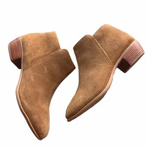 Brown suede Booties size 7